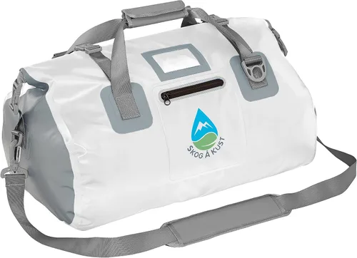 Vista 22 de Skog Å Kust Duffelsak - Bolsa de lona impermeable resistente para deportes, viajes y más, tamaños de 40, 60 y 90 litros, Negro, Deportivo/resistente
