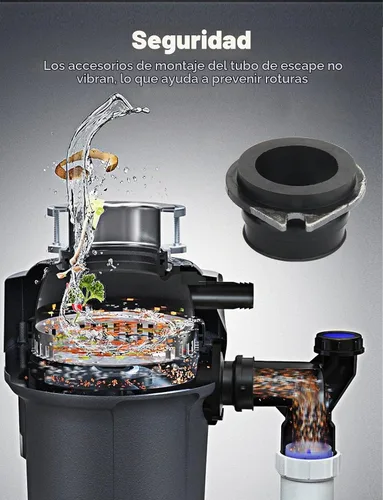 Vista 4 de Piezas de eliminación de basura para Insinkerator, acoplador flexible 75499