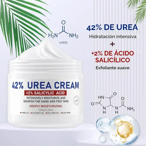 Vista 12 de OUKEYA Crema de urea 42% para secar la piel áspera 5.29 oz, con lima de pie