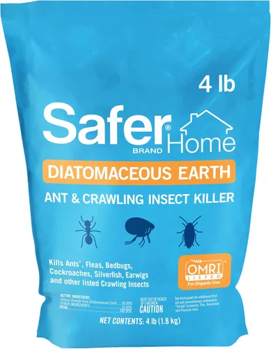 Vista 9 de Tierra de diomateas para chinches, pulgas hormigas Safer Brand 51703, mata insectos rastreros, 4 Lb
