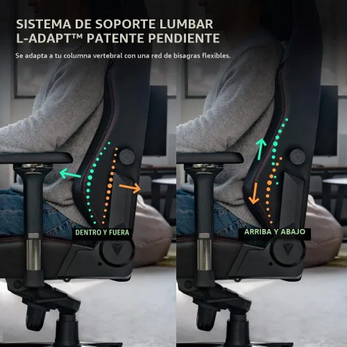Vista 7 de Secretlab Titan Evo XL Arctic White - Silla para juegos, tela, color blanco, ergonómica Blanco ártico