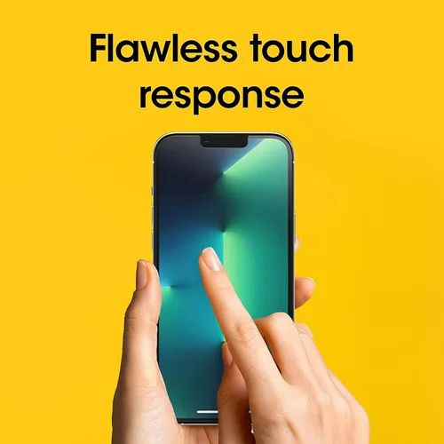 Vista 6 de OtterBox Alpha Glass Series - Protector de pantalla para iPhone 13 Pro Max (solamente), embalaje no minorista, transparente