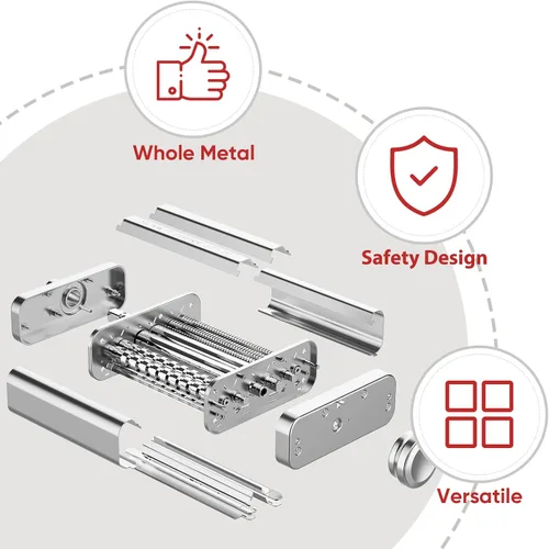 Vista 10 de GVODE - Accesorio para hacer pasta 3 en 1 para batidoras KitchenAid