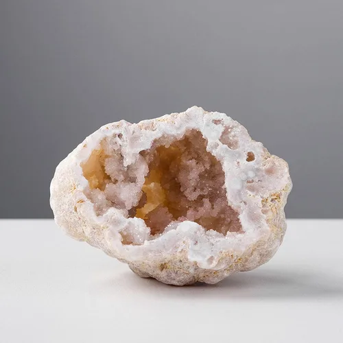 Vista 8 de Natural Agate Geode Slice Quartz Cluster Crystal Points Minerals Specimen High Crystal Cuarzo Cluster/Druzy Natural Reiki Rock Used for Clarity and