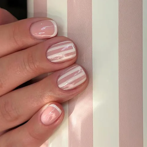 Vista 15 de Uñas Postizas de Mariposa con Purpurina Rosa - 24 piezas de Cobertura Completa Brillantes que se Pegan en Uñas Artificiales Acrílicas S11