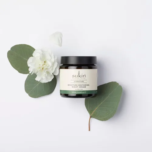 Vista 6 de Sukin Crema de noche restauradora de humedad Organics, 4.06 onzas líquidas