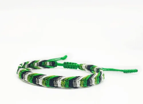 Vista 4 de LAMIBEE Pulsera tibetana con diseño de pansexualidad bisexual LGBT Proud Love Brazaletes de cuerda de amuleto y bohemio para mujeres y hombres