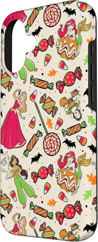 Vista 2 de iPhone 16 Disney Princess Snow White Ariel Jasmine Aurora Funda de Halloween