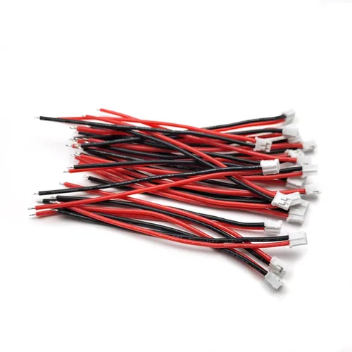 Vista 3 de 20 Juegos de Conector Macho Mini Micro JST-PH de 2.0mm de 2 Pines con Cables de Alambre de Silicona de 10cm y Juego de Conector Hembra JST PH 2.0