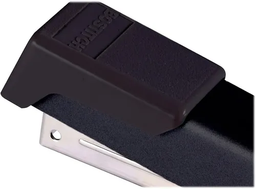 Vista 8 de Bostitch Office Grapadora clásica de escritorio de metal, capacidad para 20 hojas, doble engrapado, se abre para pegar, tira completa, negro