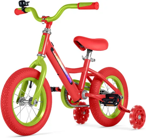 Vista 10 de Bicicleta Infantil Jetson Light Rider con Luces LED Unisex, Marco Iluminado con 3 Modos de Luz Diferentes