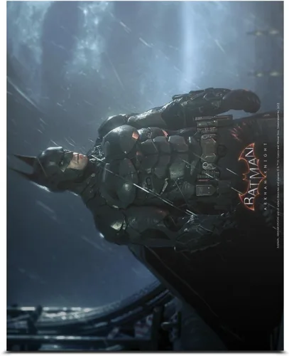 Vista 2 de Head Case Designs Officially Licensed Batman Arkham Knight Batman Graphics Vinyl Sticker Gaming Skin Decal Cover Compatible with Xbox One X Console