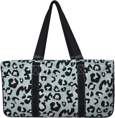 Vista 224 de NGIL Bolsa de comestibles reutilizable extra grande plegable de gran tamaño para comestibles, almacenamiento, picnic, playa, Estampado