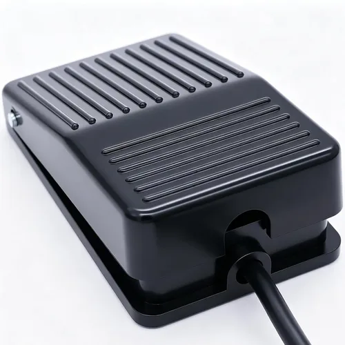 Vista 2 de Twidec /10A 250VAC momentáneo antideslizante plástico pedal interruptor SPDT NO NC manos libres negro interruptor de pie para CNC industrial con 3.3