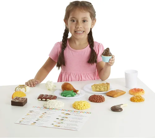Vista 3 de Melissa & Doug, alimentos divertidos combinados y especias de cena, color rojo