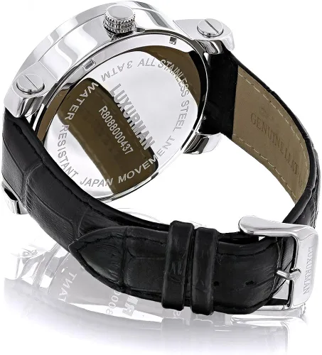 Vista 2 de LUXURMAN Relojes de diamantes para hombre VS Reloj de diamantes .18ct, ACERO, Moderno