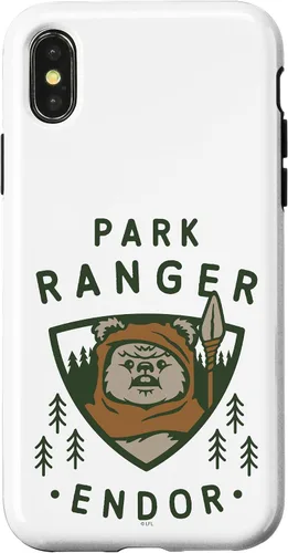 Vista 5 de Funda para iPhone 16 Star Wars Ewok Park Ranger Endor