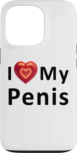 Vista 10 de Funda para iPhone 16 I Love My Penis I Heart My Penis para el día de San Valentín