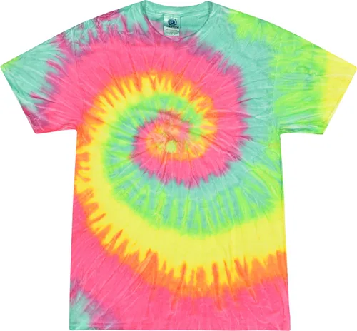 Vista 27 de Colortone Camisetas Tie Dye para Hombre y Mujer - Camisetas de manga corta unisex Tie-Dye para adultos Acadia