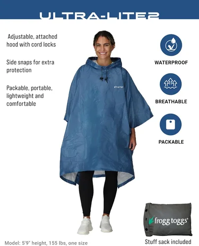 Vista 2 de FROGG TOGGS Poncho impermeable transpirable Ultra-Lite2
