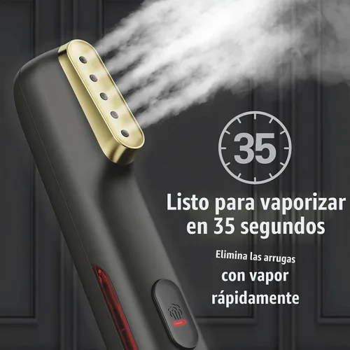 Vista 4 de CHI Vapor de mano para ropa, 800 vatios, color negro