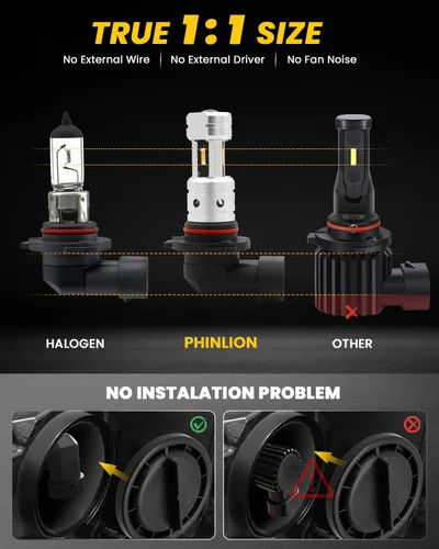 Vista 4 de Faros para auto 9006-1860-4SMD