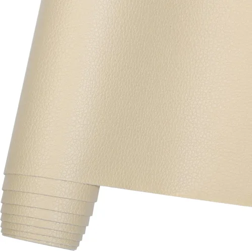 Vista 9 de Butarfe Cuero Sintético de 1.0mm de Grosor Cuero para Tapicería 2 Yardas 54" x 72" Tela de Cuero de Vinilo por Yarda Cuero Sintético Suave de PU