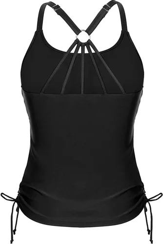 Vista 2 de Holipick Traje de baño tankini para mujer, sin parte inferior