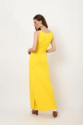 Vista 6 de Miss Lavish London Vestido largo largo de playa sin mangas de verano sin mangas para mujer