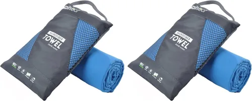Vista 21 de Toalla de microfibra Rainleaf perfecta para viajes y gimnasio y camping. Secado rápido - Super absorbente - Ultra compacta - Liviana. Adecuada