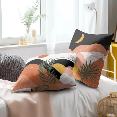 Vista 258 de Giwawa Juego de 2 fundas de almohada decorativas con diseño floral de girasol de 16 x 16 pulgadas, fundas de cojín decorativas para el hogar, sofá