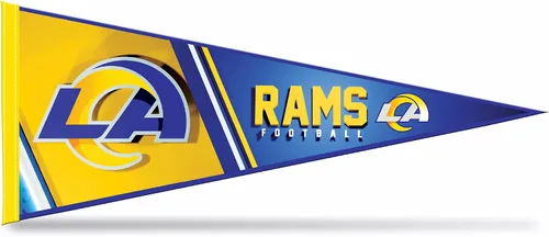 Vista 7 de Rico Industries NFL Football Primary 12" x 30" Felt Wall Décor Pennant - Great for Home/Bed Room/Man Cave Décor
