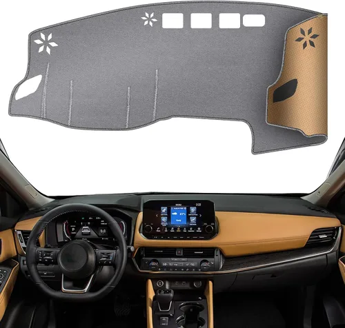 Vista 15 de Alfombrilla Protectora para Salpicadero Compatible con Nissan Altima 2012-2007 (Código de Cuerpo L32, Sin Modelos HUD), Alfombrilla Antirreflejos