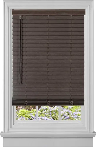 Vista 10 de PowerSellerUSA Persianas sin cordones, privacidad y oscurecimiento de la habitación, mini persiana de madera sintética de 2 pulgadas, tratamiento