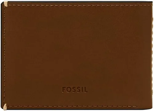 Vista 6 de Fossil Cartera Anderson de piel delgada y minimalista con bolsillo frontal plegable para hombre
