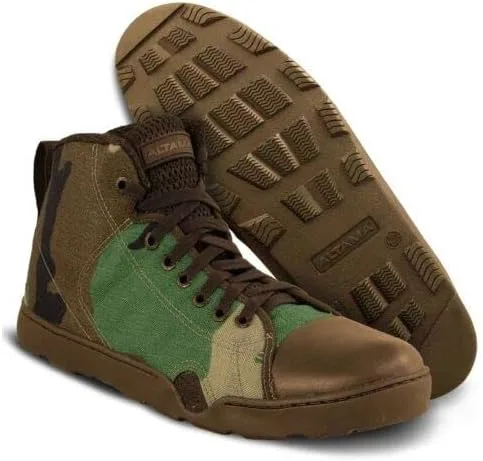 Vista 13 de Altama Botas tácticas marítimas unisex de corte medio compatibles con aletas de buceo con puertos de drenaje de agua y plantilla contorneada de PU