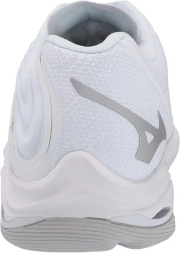 Vista 3 de Mizuno Wave Lightning Z6 - Zapatos de voleibol para mujer, Blanco