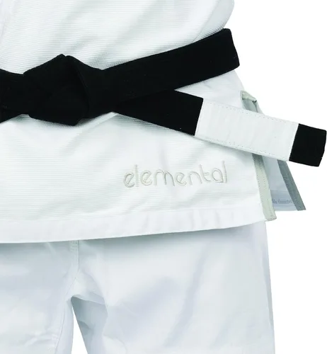 Vista 3 de FUJI Elemental Brazilian Jiu Jitsu Gi, uniforme BJJ con Pearl WeaveJacket, hecho de mezcla de algodón Fuji