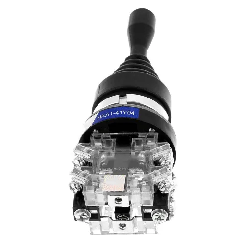 Vista 7 de 380V 15A AC Joystick Controller 4 posiciones 4NO Joy Stick Joystick Controller Switch Reemplazo