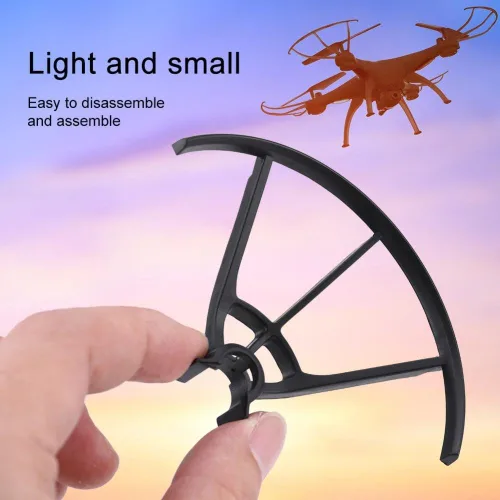Vista 6 de 4 protectores de hélice para drones, láminas de hélice de plástico, protectores de hélice, cuchillas protectoras para Tello Quadcopter