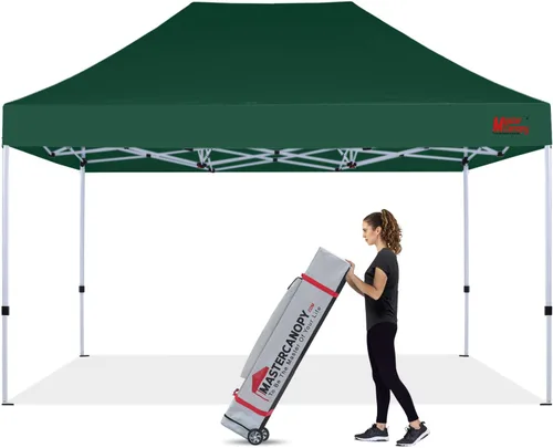 Vista 16 de MASTERCANOPY - Toldo plegable estilo tienda de campaña de 10 x 10 pies, de montura instantánea y para uso comercial, con una bolsa con ruedas