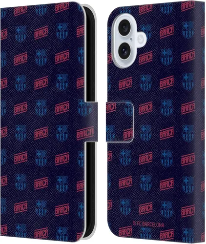 Vista 40 de Head Case Designs Funda de piel con licencia oficial del FC Barcelona con logotipo y patrón de Forca Barca, compatible con Apple iPhone 11