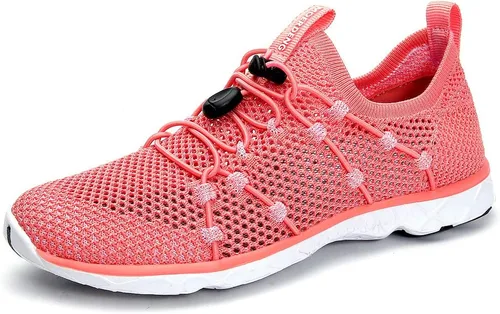 Vista 3 de MOERDENG - Zapatos de agua de secado rápido para mujer, ligeros, para deportes al aire libre, playa, piscina, ejercicio