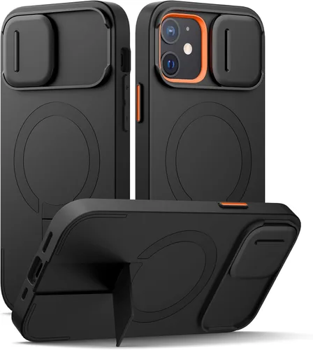 Vista 18 de SURITCH Funda para iPhone Air con cubierta de control de cámara, funda deslizante para cámara y soporte ajustable, compatible con MagSafe, a prueba