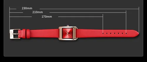 Vista 6 de MASTOP Relojes de pulsera de lujo para mujer, correa de cuero fina, resistente al agua, con correa de cuero