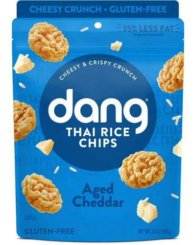 Vista 3 de Dang Single - Porciones individuales de galletas de arroz, receta original, 24