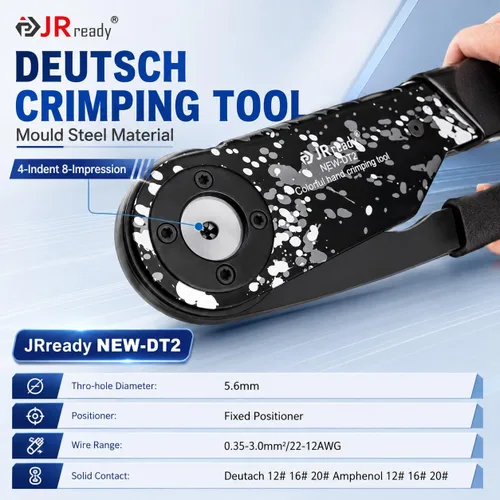 Vista 9 de JRready DW5007-03 Kit de conectores Deutsch,Conector DT 2 pines,3 4 6 8 12 pines gris IP68 conectores de cable eléctrico impermeables