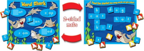 Vista 2 de Teacher Created Resources Word Shark: Juego de vocales cortas (TCR7805)