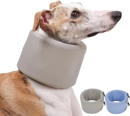 Vista 6 de ETIAL Soporte para el cuello para perro después de la cirugía, collar protector transpirable para perros para evitar que las mascotas cicatricen