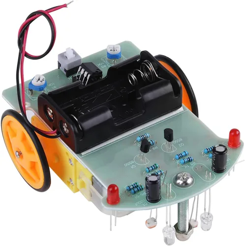 Vista 5 de Kit de bricolaje de coche de seguimiento inteligente, robot inteligente para automóvil, robot de seguimiento para automóvil, kit de accesorios